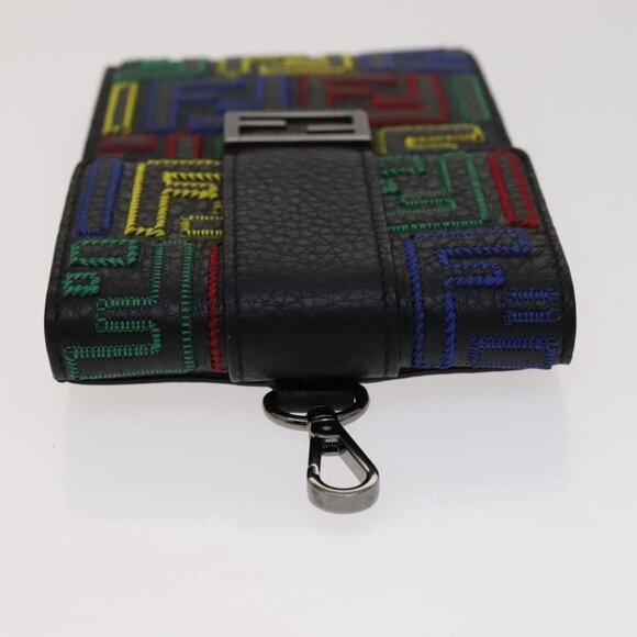 FENDI Zucca Canvas Smartphone holder Leather Multicolor 7AS120 Auth 108838V - Picture 8 of 16